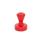 GN 53.3 Haftmagnete, Scheibenform, mit Griffstück, mit Kunststoffgehäuse Form: A - ohne Öse
Farbe: RT - rot, RAL 3031
