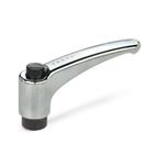 Adjustable Hand Levers, Chrome Plated, Threaded Bushing Brass