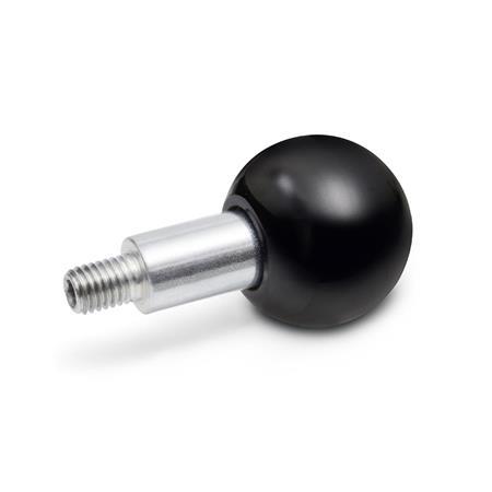 GN 319.2 Revolving Ball Knobs Type: A - With threaded stud