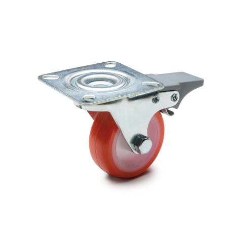 Light Duty Casters GN 22880: Wheel Tread Polyurethane, Wheel Core Polyamide, Light Version