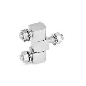 GN 129.5 Stainless Steel Hinges Material: A4 - Stainless steel