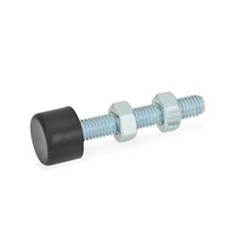 GN 807 Clamping Screws, Steel, with / without Protective Cap Type: B - with protective cap