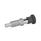 GN 817.8 Indexing Plungers, Stainless Steel, Removable, with or without Rest Position Material: NI - Stainless steel
Type: C - With rest position, without lock nut