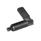 GN 721 Cam Action Indexing Plungers, Steel, without Locking Function, with 180° Limit Stop Type: RB - Right-hand lock, with plastic cap