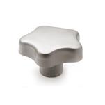 Stainless Steel Star Knobs, AISI 304