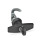 GN 115.8 Hook-Type Latches, Housing Zinc Die Casting, Lockable Type: SUT - With T-handle (different lock)
Identification no.: 1 - Without latch bracket
Finish housing collar: SW - Black, RAL 9005, textured finish