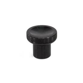 GN 676.1 Knobs, Steel, blackened Type: B - With knurl