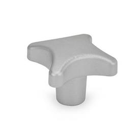 DIN 6335 Hand Knobs, Stainless Steel Type: E - With threaded blind bore