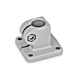 GN 162 Base Plate Connector Clamps, Aluminum Finish: BL - Blasted, matt