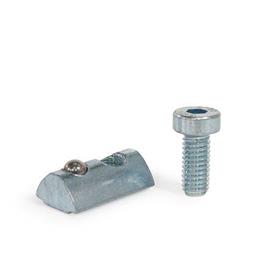 GN 965 Assembly Sets for Profile Systems 30 / 40 Type: D - Socket cap screw DIN 7984