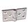 GN 237.3 Heavy Duty Hinges, Stainless Steel, Horizontally Elongated Type: A - With Bores for Countersunk Screws
Finish: GS - Matte shot-blasted finish
Hinge wings: l3 = l4 - elongated on both sides