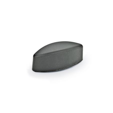 Wing Nuts GN 532: Plastic, Threaded Bushing Brass