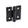 GN 136 Sheet Metal Hinges, Stainless Steel, Square or Vertically Elongated Material: NISW - Black, RAL 9005, textured finish
Type: B - With through-holes
Length: l2 (q) - square