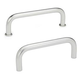 GN 425 Maniglie a ponte per armadi, acciaio Inox Materiale: NI - Acciaio INOX<br />Finitura: EP - Elettrolucidato