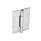 GN 136 Sheet Metal Hinges, Stainless Steel, Square or Vertically Elongated Material: NI - Stainless steel
Type: A - Without bores
Length: l2 (1,5) - 1,5-fach verlängert