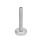 GN 31 Piedini di livellamento, acciaio INOX, con disco antiscivolo Tipo (base): B2 - Finitura matt da sabbiatura, fondo in gomma, colore bianco
Versione (vite): U - Senza dado, esagono interno in alto e sede per chiave in basso