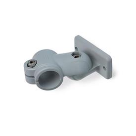 GN 282.10 Swivel Clamp Connector Joints, Plastic Color: GR - Gray, RAL 7040, matt finish<br />x<sub>1</sub>: 40