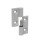 GN 337 Hinges, Zinc Die Casting, Detachable Material: ZD - Zinc die casting
Finish: SR - Silver, RAL 9006, textured finish
Identification no.: 1 - Fixed bearing (pin) right