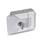 GN 936 Slam Latches, with and without Lock Type: SCL - Lockable (same lock)
Color: SR - Silver, RAL 9006, textured finish