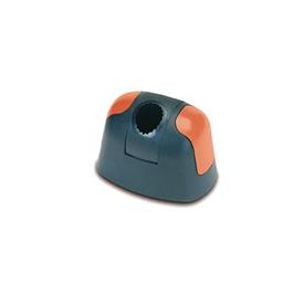 GN 177.2 Sockel für GN 177, Kunststoff Farbe der Abdeckkappe: DOR - orange, RAL 2004, glänzend