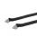 GN 1112 Halteriemen, Beschläge Edelstahl, Gurt Kunststoff, Länge fest Form: BB - 2 Anschraublaschen 45°
