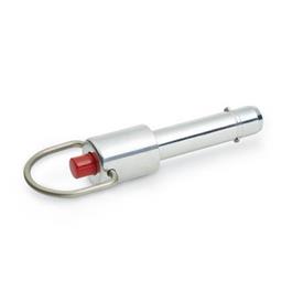 GN 214.2 Locking Pins with Axial Lock (Pawl) 