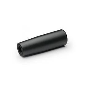 GN 519.2 Cylindrical Knobs, Plastic Color: SW - Black, RAL 9005