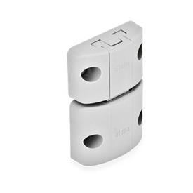GN 449 Spring-Bolt Door Latches Type: A - Snap lock, without interlock, without finger handle<br />Color: LG - Gray, matte finish