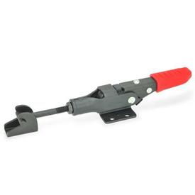 GN 853 Verschlussspanner mit Verriegelung Form: TT - mit Zuganker, mit Gegenhalter, Zuganker mit T-Stück