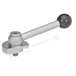Clamping Bolts, Stainless Steel, Downward Clamping, with Threaded Bolt