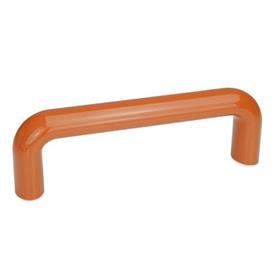 GN 625 Cabinet U-Handles, Plastic Color: OR - Orange, RAL 2004, shiny finish