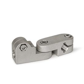 GN 287 Swivel Clamp Connector Joints, Stainless Steel 