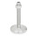 GN 21 Piedini di livellamento, acciaio INOX Tipo (pedana): D0 - Finitura tornita, senza fondo in gomma
Versione della vite: UK - Con dado, esagono interno in alto e sede per chiave in basso