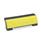 GN 630 Ledge Handles, Plastic Color: DGB - Yellow, RAL 1021, shiny finish
