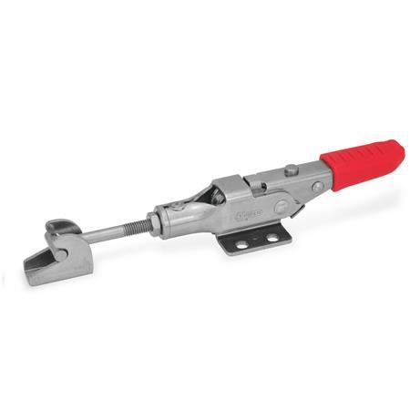 Cepos de palanca GN 853: Acero inoxidable, con bloqueo