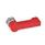 GN 702 Stop Locks with 4 Indexing Positions, Zinc Die Casting Type: C - with male thread
Color: RS - Red, RAL 3000, textured finish