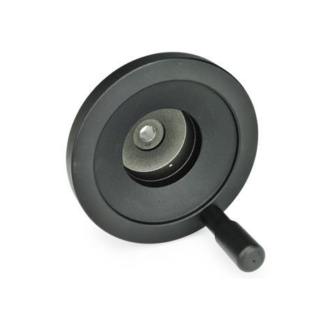 GN 323.9 Disk Handwheels for Position Indicators Type: R - With revolving handle