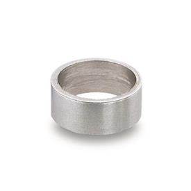GN 609.5 Stainless Steel Distance Bushings, for Indexing Plungers / Cam Action Indexing Plungers 