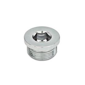 DIN 908 Threaded Plugs Type: A - Without Seal