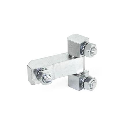 Hinges GN 129.2: Steel , Three-Part