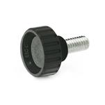 Knurled Screws, Antistatical Plastic