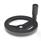 GN 324 Spoked Handwheels, Black, Powder Coated Bore code: B - Without keyway
Type: R - With revolving handle