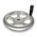 GN 228 Handwheels, Stainless Steel Sheet Metal Material: A4 - Stainless steel
Bore code: V - With square DIN 79
Type: D - With revolving handle