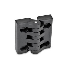 GN 151.4 Hinges with Slotted Holes Type: B - Horizontally adjustable