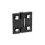 GN 237.3 Heavy Duty Hinges, Stainless Steel Type: B - With Bores for Countersunk Screws and Centering Attachments
Finish: SW - Black, RAL 9005, textured finish