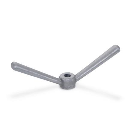 Clamp Nuts with Double Lever GN 206.1: Steel