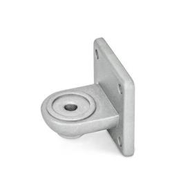 GN 272 Swivel Clamp Connector Bases, Aluminum Type: MZ - With centering step<br />Finish: BL - Blasted, matt