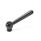 GN 99.2 Adjustable Clamping Levers, Steel, with Internal Thread, Push to Disengage Type: N - Angled lever