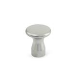 Mushroom Shaped Knobs, Stainless Steel