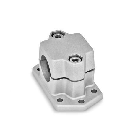 GN 147.3 Flanged Connector Clamps, Aluminum d<sub>1</sub> / s: B - Bore
Finish: BL - Blasted, matt